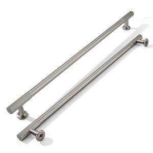 lot 14057 image: khtumeware 12 Inch Hole Center 5 Pack Brushed Satin Nickel Cabinet Pulls, Kitchen Drawer Handles, for Dresser cabinets, cabinets, Door cabinets, Hardware