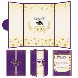 lot 14491 image: OHOME Graduation Decorations 2026 2027 - Graduation Guest Book for Class of 2026, Signature Board Sign for High School & College Graduation Party Decor