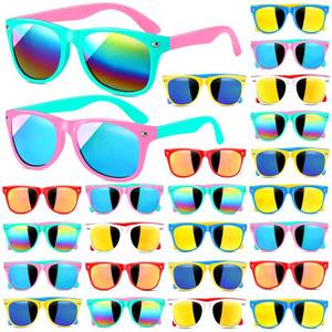 lot 18100 image: GINMIC Kids Sunglasses Bulk Party Favors, 24Pack Valentines Day Gifts UV 400 Protection Neon Sunglasses for Boys and Girls, Party Favor, Birthday Classroom Goodie Bags Party Supplies.