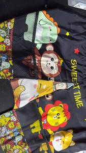 lot 18161 image: 2-Layer Car Window Curtains, Cute Animals