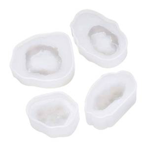 lot 18183 image: Natural Stone Resin Mold Crystal Quartz Rock Cluster Geode Druzy Gem Pendant Silicone Mold DIY Jewelry Decoration Resin Molds Home Decor