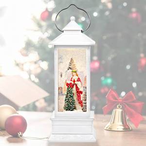lot 19129 image: Christmas Lantern with Music and LED, for Girls Kids Women Adults, Home Tabletop Holiday Decoration (AngelChristmas Tree Water Lantern)
