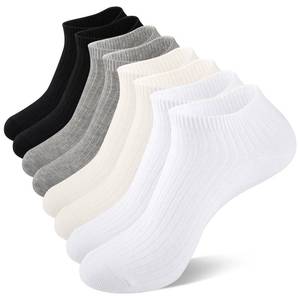 lot 20009 image: Heatuff 8 Pairs Ankle Socks for Women,Comfy Cotton Breathable Fabric for Womens,Thin Ankle Socks for Casual Size 9-11