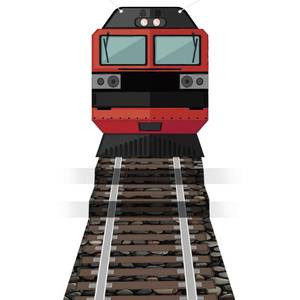 lot 20010 image: Train Party Decoration Front Door Hanging Banner & Railroad Track Aisle Retro locomotive Indoor Outdoor Door Wall Decor Supplies for Christmas Party Train Theme Birthday School Classroom Home