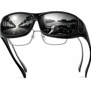 lot 20017 image: Chiccool Polarized Sunglasses for Men Women, Lightweight Fit Over Glasses Driving Sunglasses for Outdoor Sports Fishing