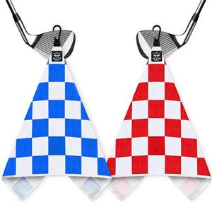 lot 20440 image: Viddett 2 Pack 16�24 Inch Magnetic Golf Towels, Waffle Weave Pattern
