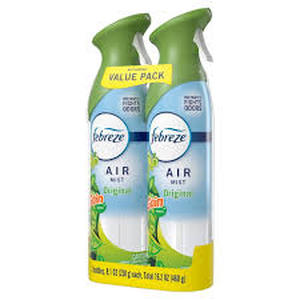 lot 4416 image: Febreze Fabric Mist Air Originals Fresh Scent 2-Pack Value Bundle