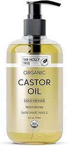lot 12269 image: The Holy Tree Organic Cold-Pressed Castor Oil Skin Hair Nail 9 fl oz 200ml