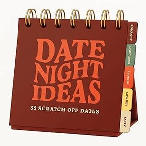 lot 14486 image: 35 Romantic & Fun Scratch Off Date Night Ideas Flipbook - Perfect Couple Gifts for Him or Her - Couple Gifts for Boyfriend, Girlfriend, Wife, Husband, Engagement, Birthday or Anniversaries