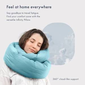 lot 18156 image: Infinity Pillow, Airy Blue