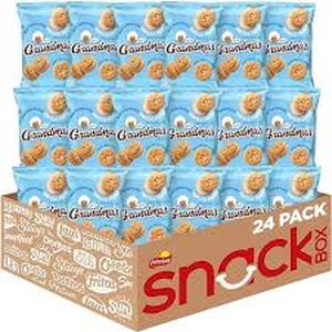 lot 19135 image: Grandmas Mini Vanilla Creme Cookies 3.71 OZ 24 Count
