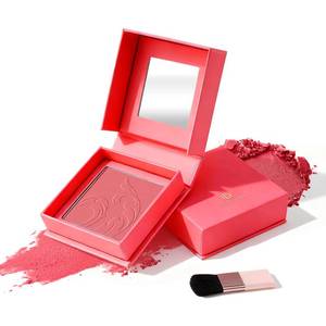 lot 6305 image: Color Nymph Powder Blush Makeup, Matte Red Blush with Brush, Natural Lightweight Finish, Smooth, Blendable & Long-Lasting, Gentle Formula for All Skin, Cruelty-Free & Vegan - 03# Eos