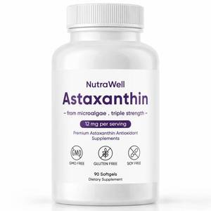 lot 6346 image: VISIOVANCE Nutrawell Astaxanthin - Daily Antioxidant Wellness Supplement with Naturally Sourced Astaxanthin Clean Formula for Active Adult Lifestyle Easy to Take Capsules - 90 Softgels (1)