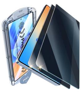 lot 6348 image: iGluz Privacy PET Screen Protector for Samsung Galaxy S25 Edge 6.7 (2 Pack),Ultra-Thin Flexible Film with 0.02s Sensitive Fingerprint Unlock,Easy-Install Alignment Tray,Case-Friendly & Shatter-Proof