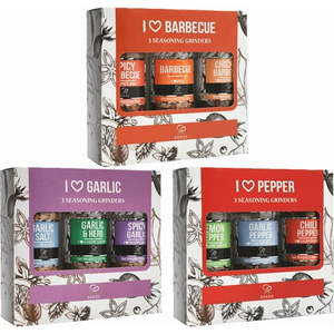 lot 10195 image: Soeos Spice Seasoning Set of 9 with Integrated Grinders  Individual Spice Grinder