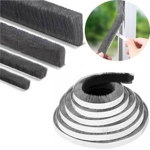 lot 10217 image: Strong Adhesive Brush Weather Stripping for Sliding Windows and Door Frames - Seal Strip for Soundproofing, Dustproof, Waterproof, and Windproof�� Durable and Wear Resistant (0.2 in x 0.4 in x 32.8 FT)