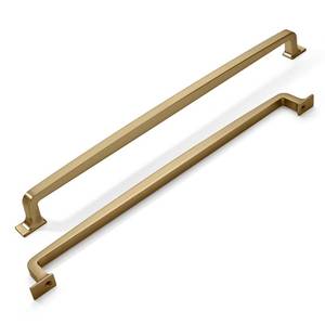 lot 10220 image: Khtumeware 2 Pack 12 Inch Cabinet Handles Brushed Brass Pulls & Drawer Handles for Cupboards