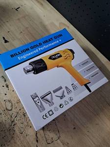 lot 3370 image: Billion Gold EK6010 Heat Gun 1800W 120V with 5 Nozzles
