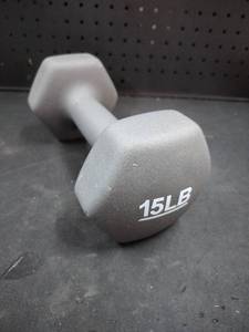 lot 5357 image: 15 lb Dumbbell