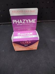 lot 6465 image: Phazyme Anti-Gas Simethicone 180mg Ultra Strength
