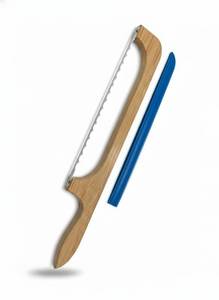 lot 6490 image: Bread Knife, Sourdough Bread Slicer for Homemade Bread,Baguettes and More Cuts Thin,Bow Design Easy to Cutting Even Slices,Ideal for People Who Love Baking Homemade Bread