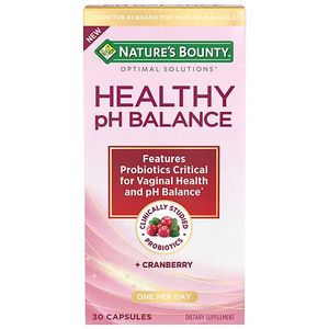 lot 12398 image: Naturefts Bounty Optimal Solutions Healthy pH Balance Probiotics for Vaginal Health - 30.0 ea