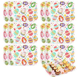 lot 12426 image: Yungyan 12 Pcs Easter Serving Trays 13 x 9 Inch Large Bunny Egg Flower Candy Trays Platters Paper Food Dishes for Easter Party Wedding Engagement Party Serving Food Snacks Cookies Dessert
