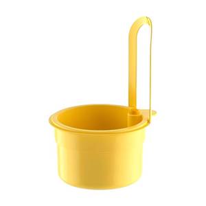lot 14166 image: Sink filter basket 2.0 upgraded version press type sewer filter residue collector, suitable for kitchen vegetable washing basin filter, vegetable leaf skin anti clogging (yellow)
