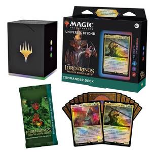 lot 14281 image: Magic The Gathering The Lord of The Rings Tales of Middle-Earth Commander Deck 4  Collector Booster Sample Pack
