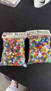 lot 18265 image: 2pk 1000pcs Pony Beads