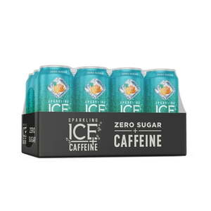 lot 19210 image: Sparkling Ice Caffeine Zero Sugar Tropical Punch Sparkling Water  16 Fl Oz  12 Count Bottles