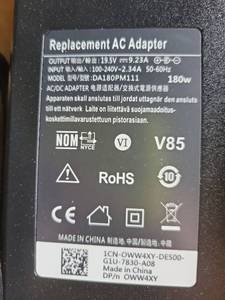 lot 20084 image: Replacement AC Adapter 19.5V 9.23A 180W DA180PM111