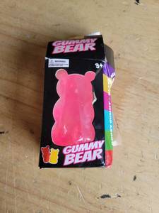lot 20113 image: Gummy Squishy Bear Fidget Toy Pink