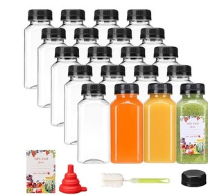 lot 3378 image: Juice bottles with labels