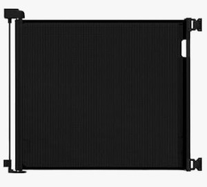 lot 5394 image: Retractable Safety Gate 140cm55in Max Opening Black