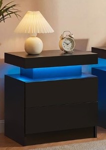 lot 9490 image: i-aplus Nightstand  Bedside Table Model A02