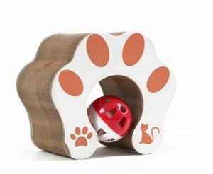 lot 10392 image: 2PCS Kitty Curls Cat Toy,Magic Organ Cat Toy,Cat Scratcher for Grinding Claw Cardboard Cat Toys,Interactive Scratch Pad with Toy Ball00