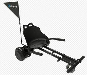 lot 11423 image: Hover-1 My First Hoverboard Kart Combo 80 lbs 6.3 inch Tires