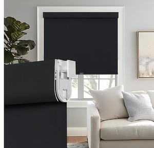 lot 11459 image: Persilux Cordless Roller Shade 31inW x 72inH