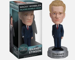 lot 11477 image: Funko Barney Stinson How I Met Your Mother Talking Bobble-Head 6 Pieces