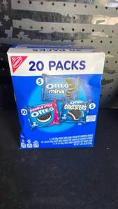 lot 11519 image: Nabisco Oreo Variety Pack 20 Packs Minis Double Stuf Cakesters