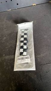 lot 12031 image: Caluwaih Sport Band Checkered Watch Strap iWatch Compatible