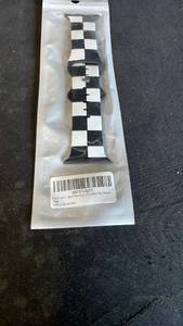 lot 12061 image: Dasuwish Sport Band Checkered Black White Compatible for iWatch