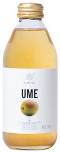 lot 12064 image: KIMINO Ume Sparkling Juice - Wakayama Plum 12% Juice, Organic Cane Sugar, Hyogo Region Water, Antioxidant Support, Made in Japan Whole Pressed, Healthy Asian Drinks - 8.45 Fl Oz