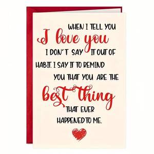 lot 12070 image: uwsic Valentines Day Card for Boyfriend, Funny Anniversary Card for Him, Her, Husband, Wife, Wedding Card, Anniversary Card to Husband, Wife
