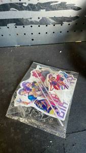lot 12116 image: Demon Slayer Happy Birthday Party Decorations Sticker Sheet