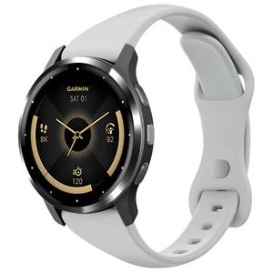 lot 12117 image: Laband 22mm Slim Silicone Watch Band Compatible with Garmin Venu 3Venu 2Venu 4 45mmVivoactive 4,Thin Soft Narrow Sport Replacement Wristband Straps for Forerunner 570 47mm265255255 Music Women