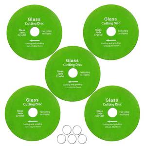 lot 14292 image: 5 Pack 5 Inch Vacuum Brazed Ultra Thin Multi Pore Diamond Discs 1.0 mm Chip Free Cutting and Grinding Blade for Angle Grinder Dry Wet on Tile Glass Marble Granite Porcelain Rock Slab