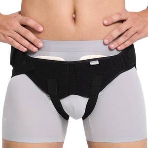 lot 14379 image: Pauline Inguinal Hernia Belt for SingleDouble Hernia Support, Groin Hernia Truss for Men & Women Pain Relief with 2 Removable Compression Pads - Soft, Skin-friendly Fabric (Size M)