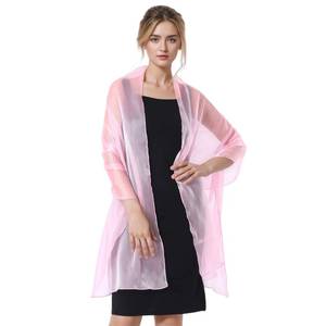 lot 14414 image: Qidekjjt Women Sheer Crepe Shawl - Lightweight Soft Shimmer Wrap for Evening Party, Travel & Festival - Versatile Elegant